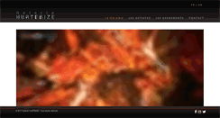 Desktop Screenshot of galerie-hurtebize.com